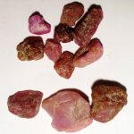 What do raw rubies look like?