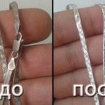 Milk - How to clean a silver chain at home
