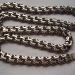 Men&#39;s thick chain of beautiful weaving