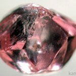 Rough pink diamond