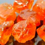 orange stones