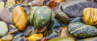 River stones: types, properties and applications