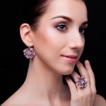 jewelry with amethyst on a girl