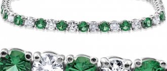 Jewelry with emeralds