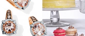 jewelry with cognac diamonds