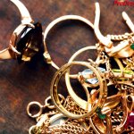 Золотые кольца, цепи и серьги
